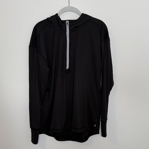 Cutter and Buck 2 Performance Quarter Zip Hoodies Black and Red Women's Large - Picture 2 of 12